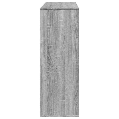 vidaXL Bücherregal/Raumteiler Grau Sonoma 100x33x94,5 cm