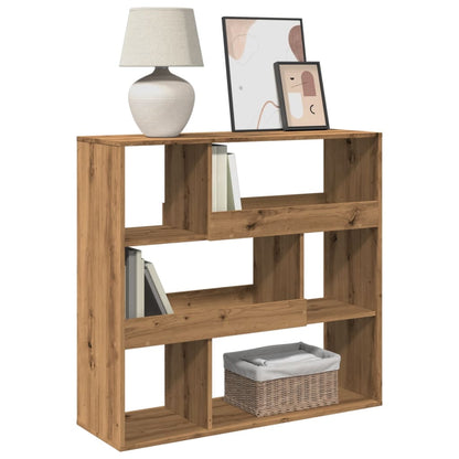 vidaXL Bibliothèque/Séparateur de pièce Chêne artisan 100x33x94,5 cm