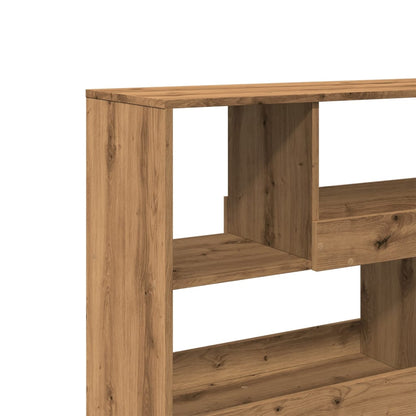 vidaXL Bibliothèque/Séparateur de pièce Chêne artisan 100x33x94,5 cm