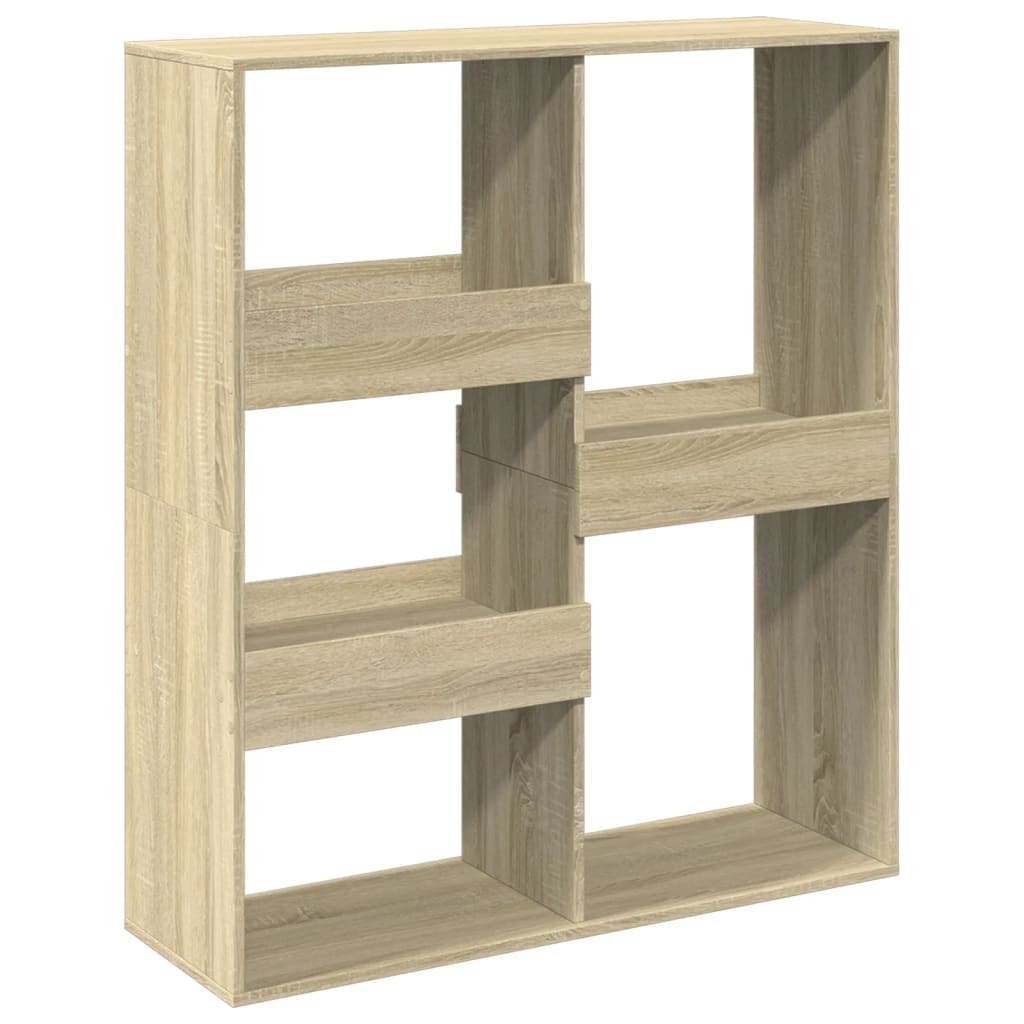 vidaXL Bücherregal/Raumteiler Sonoma-Eiche 100x33x115 cm
