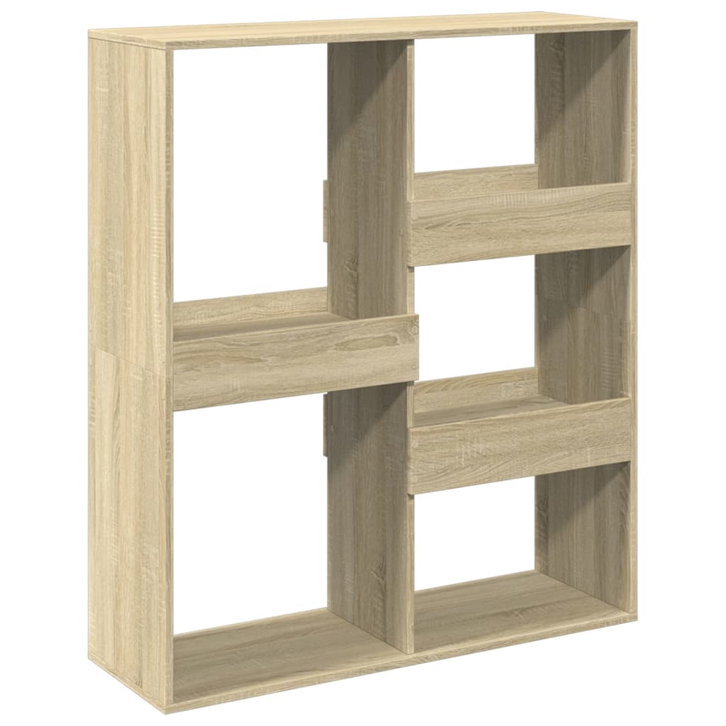 vidaXL Bücherregal/Raumteiler Sonoma-Eiche 100x33x115 cm