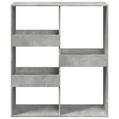 vidaXL Bücherregal/Raumteiler Betongrau 100x33x115 cm