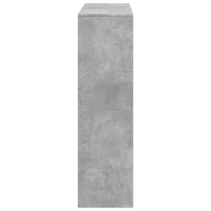 vidaXL Bücherregal/Raumteiler Betongrau 100x33x115 cm