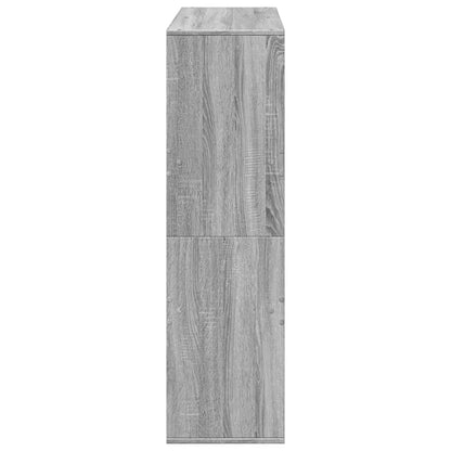 vidaXL Bücherregal/Raumteiler Grau Sonoma 100x33x115 cm