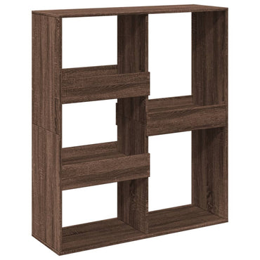 vidaXL Bücherregal/Raumteiler Braun Eichen-Optik 100x33x115 cm
