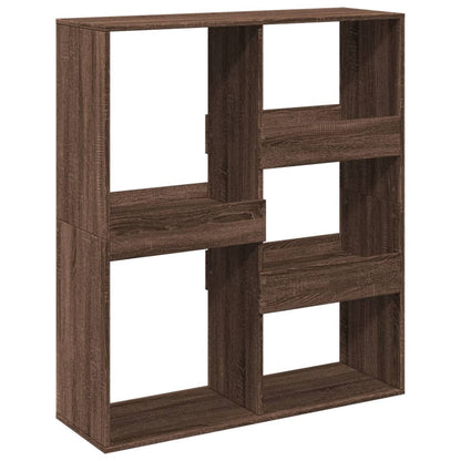 vidaXL Bücherregal/Raumteiler Braun Eichen-Optik 100x33x115 cm