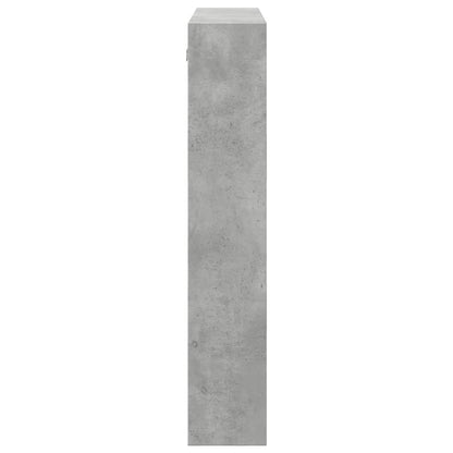 vidaXL Armoire murale gris béton 80x15x80 cm Bois d'ingénierie