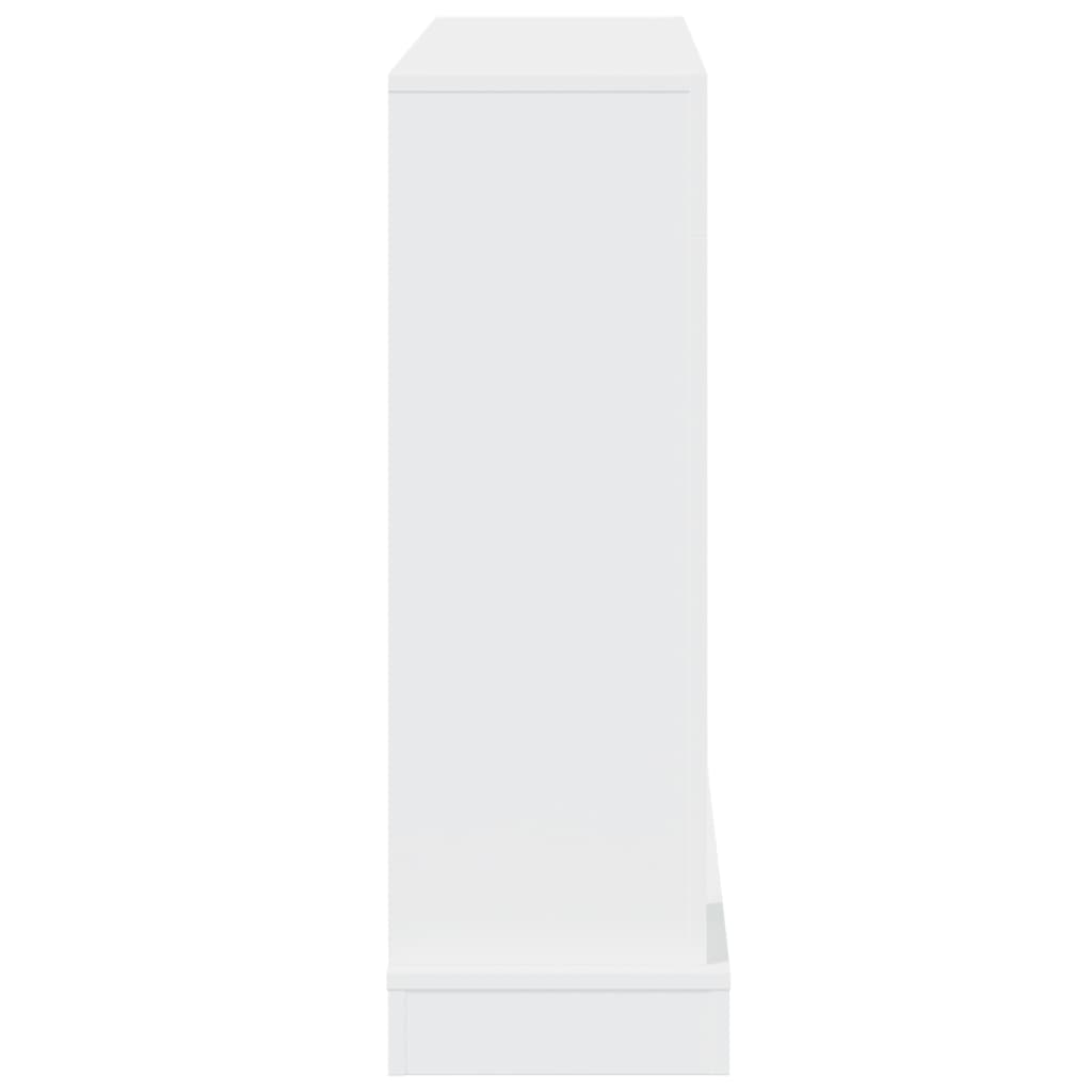 Kaminumrandung Weiß 100x30x87,5 cm Holzwerkstoff