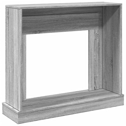 Kaminumrandung Grau Sonoma 100x30x87,5 cm Holzwerkstoff