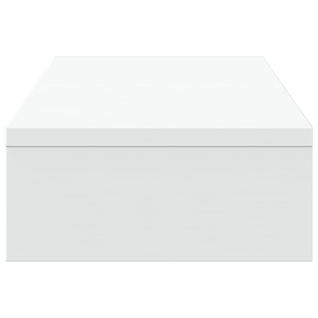 Monitorständer Verstellbar Weiß 60x24x10,5 cm Holzwerkstoff