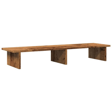 Monitorständer Altholz-Optik 100x27x15 cm Holzwerkstoff