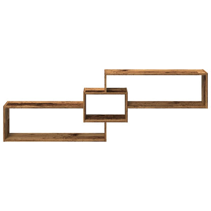 vidaXL Wandschrank 158x18x53 cm Altholz-Optik Holzwerkstoff