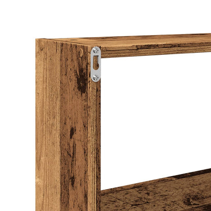 vidaXL Wandschrank 158x18x53 cm Altholz-Optik Holzwerkstoff