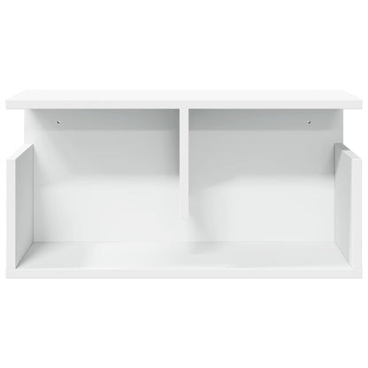 vidaXL Wandschrank 60x20x30 cm Weiß Holzwerkstoff