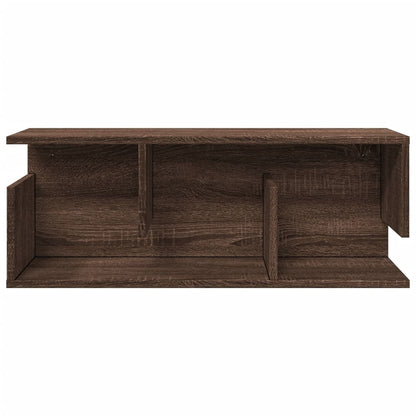 vidaXL Armoire murale 80x20x30 cm aspect chêne bois d'ingénierie