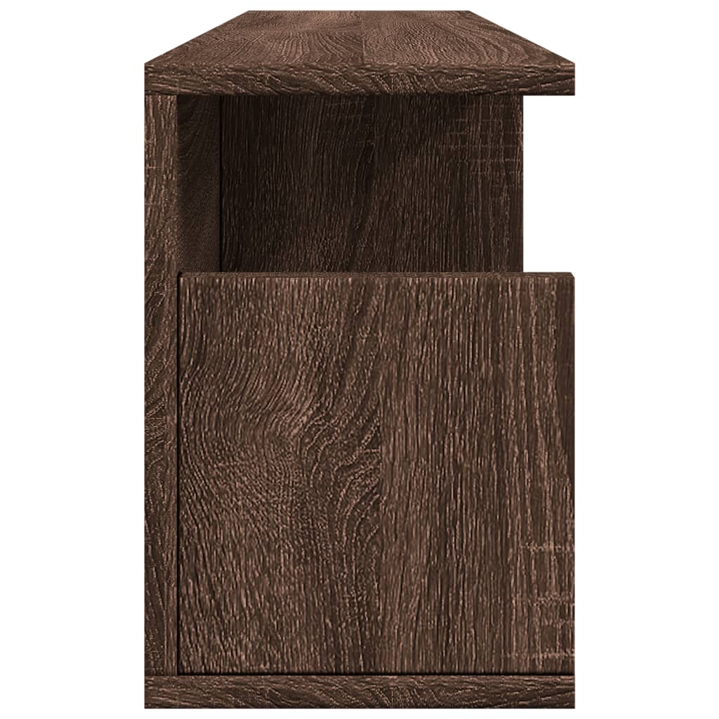 vidaXL Armoire murale 80x20x30 cm aspect chêne bois d'ingénierie