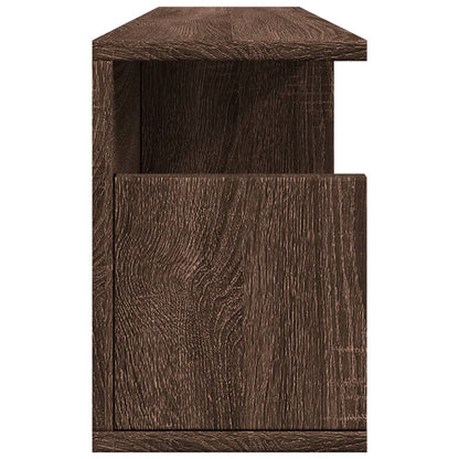 vidaXL Armoire murale 80x20x30 cm aspect chêne bois d'ingénierie