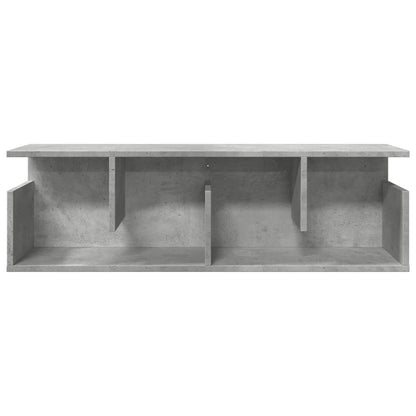 vidaXL Armoire murale 100x20x30 cm gris béton, bois d'ingénierie