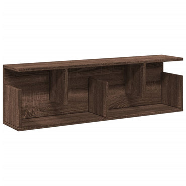 vidaXL Wandschrank 100x20x30 cm Braun Eichen-Optik Holzwerkstoff