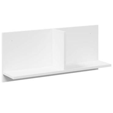 vidaXL Wandschrank 70x16,5x30 cm Weiß Holzwerkstoff
