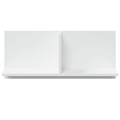 vidaXL Wandschrank 70x16,5x30 cm Weiß Holzwerkstoff