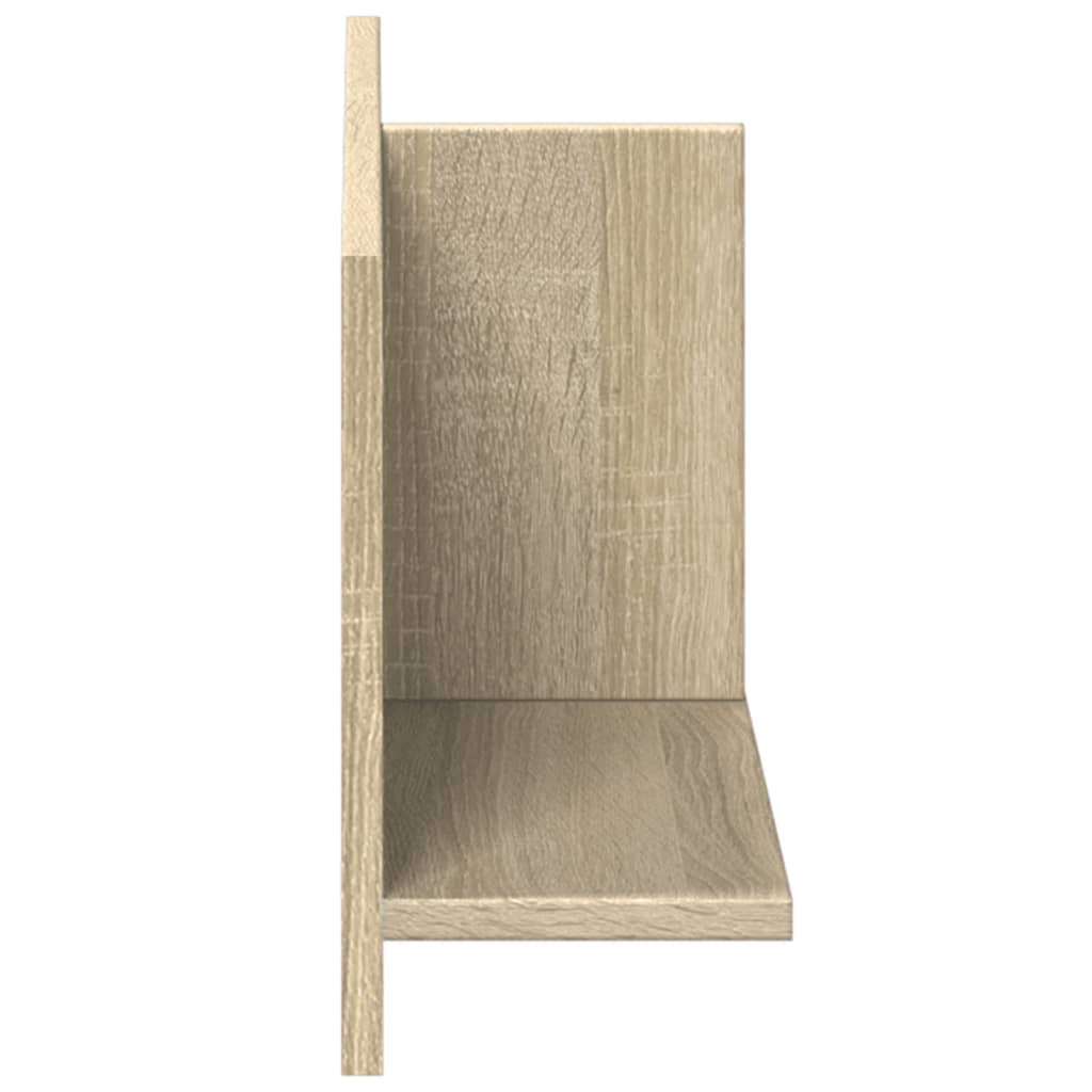 vidaXL Armoire murale 70x16,5x30 cm en aggloméré coloris chêne Sonoma