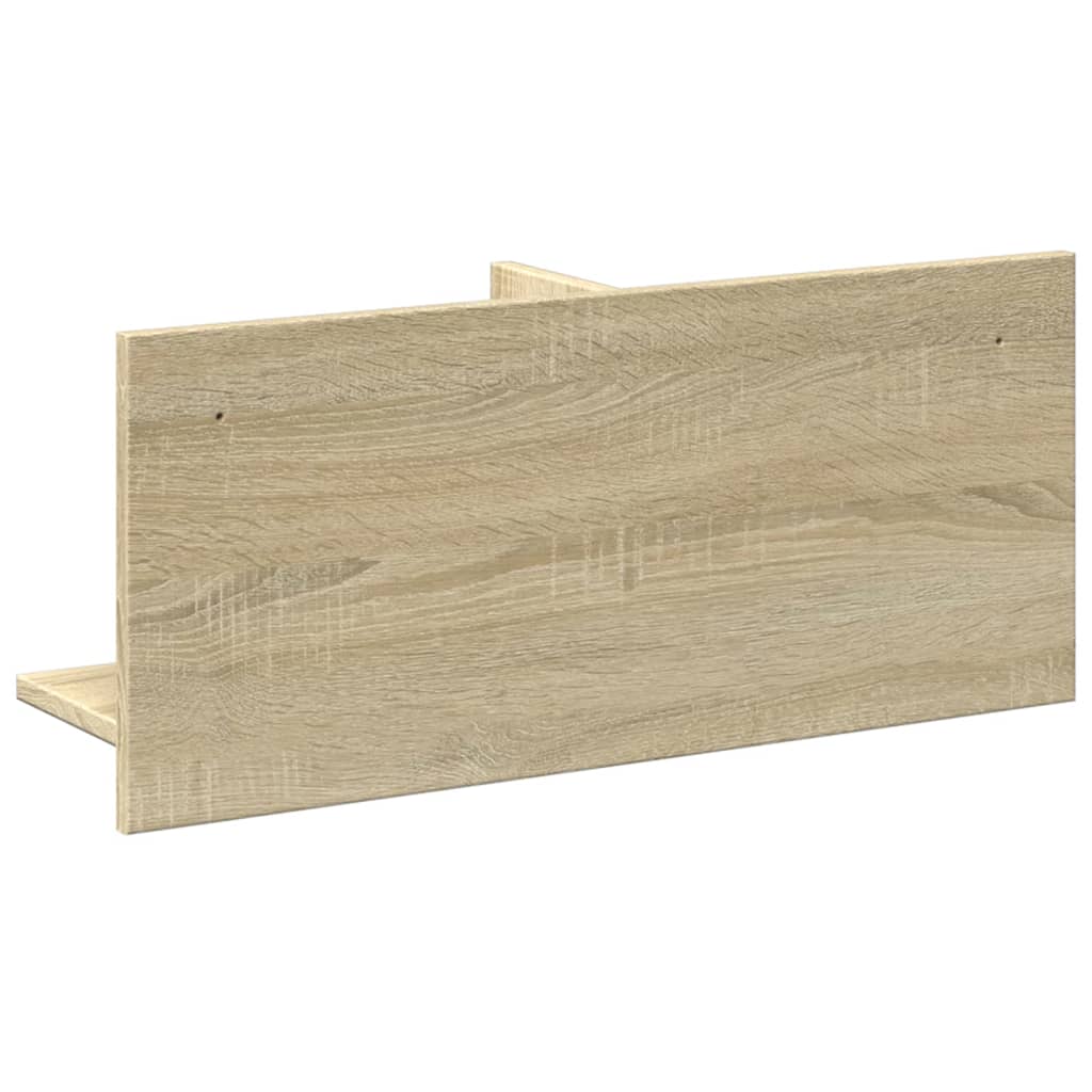 vidaXL Armoire murale 70x16,5x30 cm en aggloméré coloris chêne Sonoma