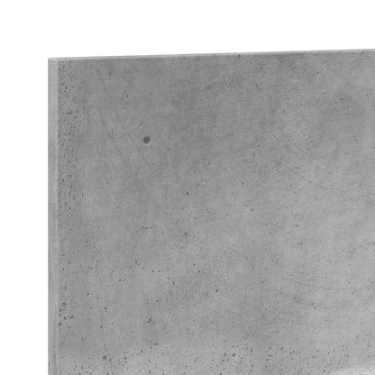 vidaXL Armoire murale 70x16,5x30 cm gris béton en bois d'ingénierie