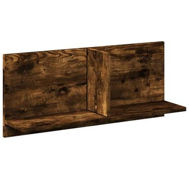 vidaXL Armoire murale 70x16,5x30 cm chêne fumé bois d'ingénierie