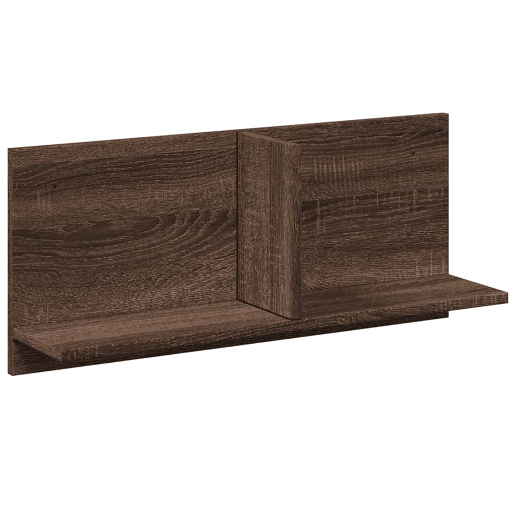 vidaXL Meuble haut 70x16,5x30 cm Marron Aspect chêne Bois d'ingénierie