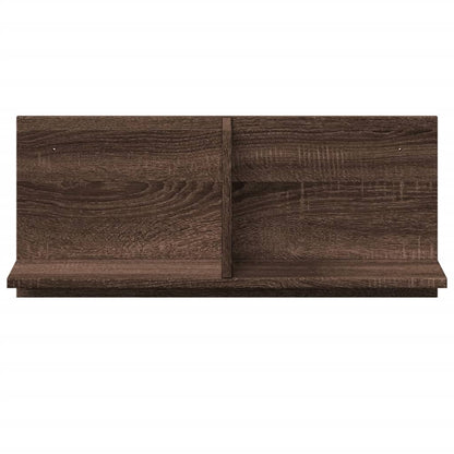 vidaXL Meuble haut 70x16,5x30 cm Marron Aspect chêne Bois d'ingénierie