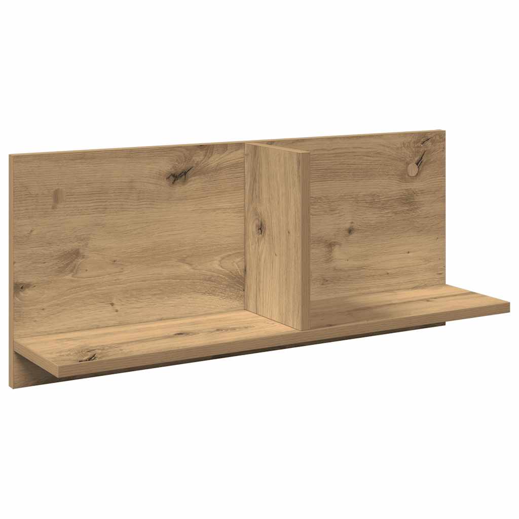 vidaXL Armoire murale 70x16,5x30 cm Chêne artisan aggloméré