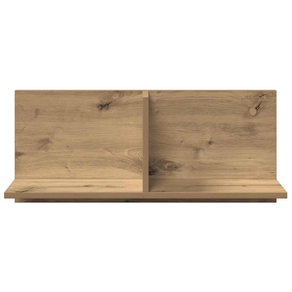 vidaXL Armoire murale 70x16,5x30 cm Chêne artisan aggloméré