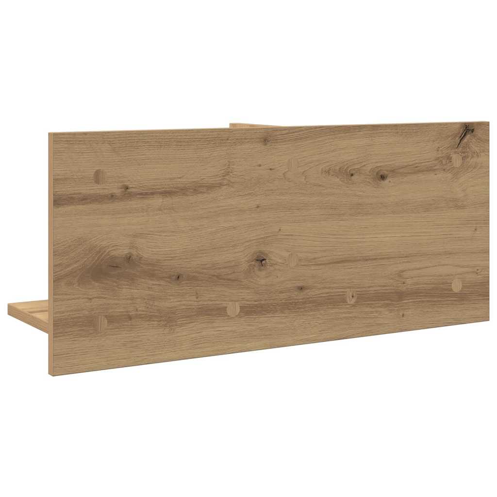 vidaXL Armoire murale 70x16,5x30 cm Chêne artisan aggloméré