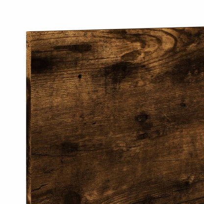 vidaXL Wandschrank 100x16,5x30 cm Räuchereiche Holzwerkstoff