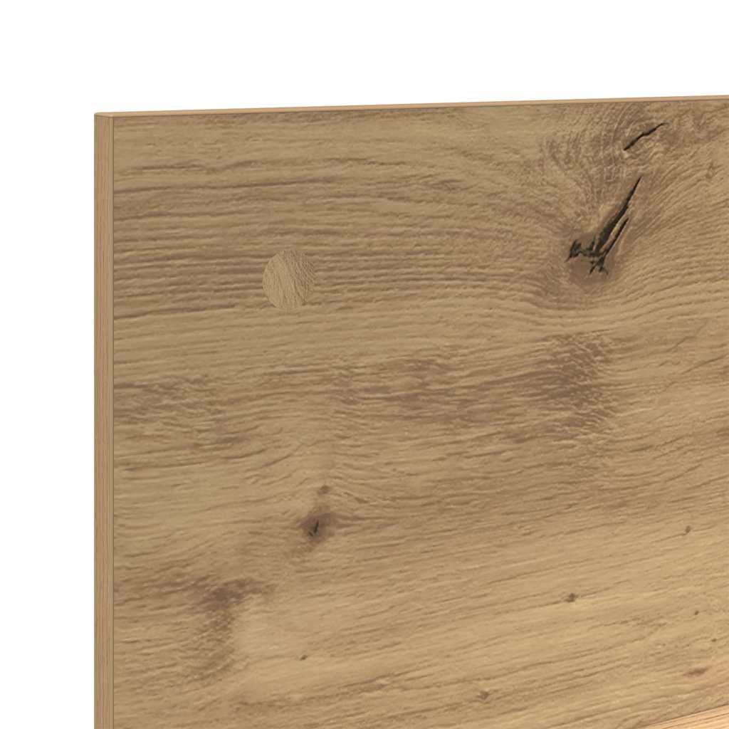 vidaXL Wandschrank 100x16,5x30 cm Artisan-Eiche Holzwerkstoff