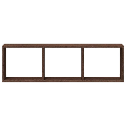 vidaXL Wandschrank 100x16x30 cm Eichen-Optik Holzwerkstoff