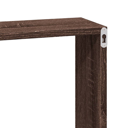 vidaXL Wandschrank 100x16x30 cm Eichen-Optik Holzwerkstoff