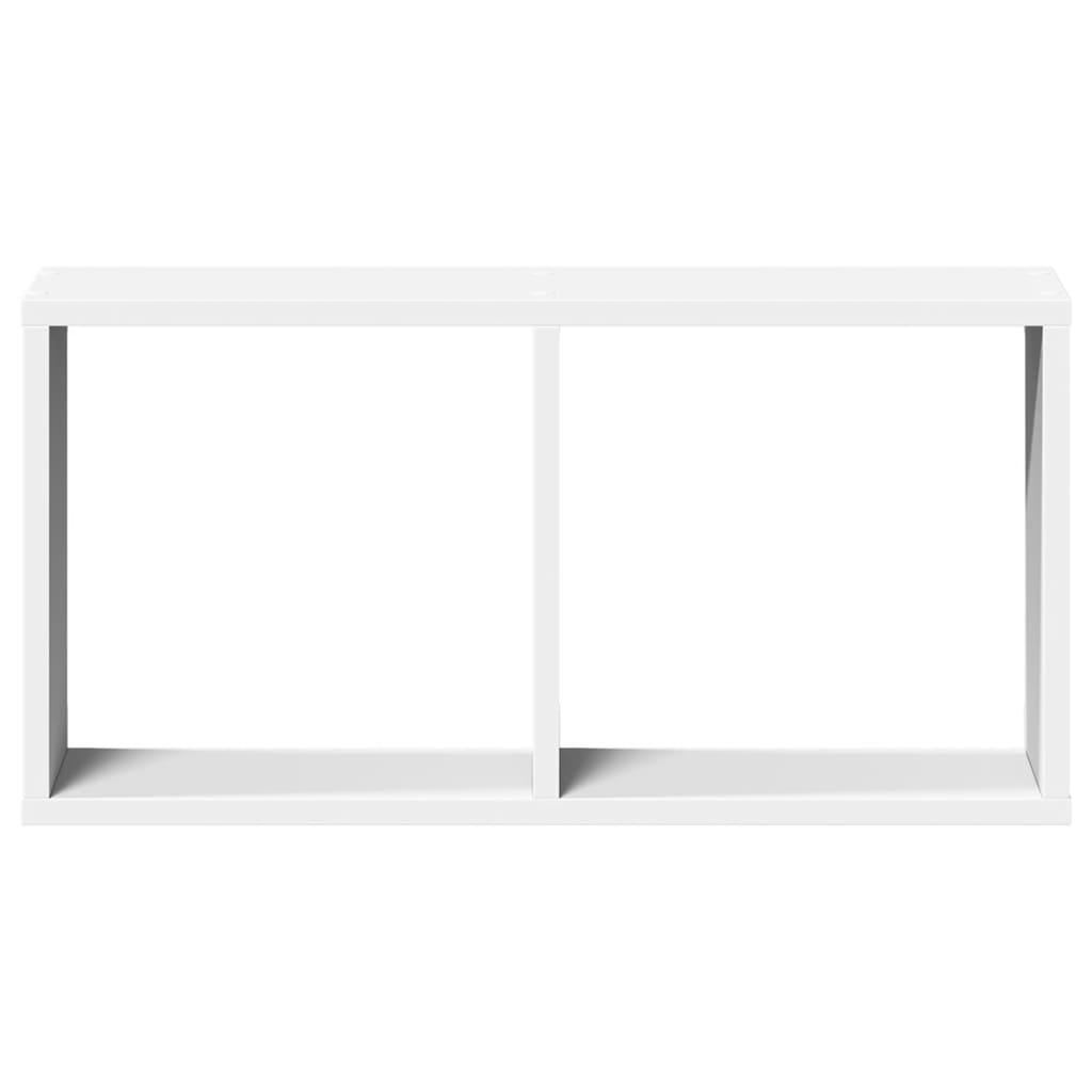 vidaXL Wandschrank 60x16x30 cm Weiß Holzwerkstoff
