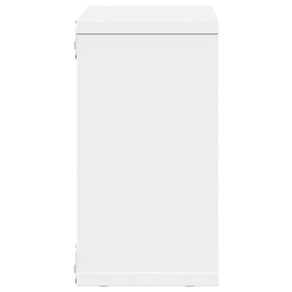vidaXL Wandschrank 60x16x30 cm Weiß Holzwerkstoff