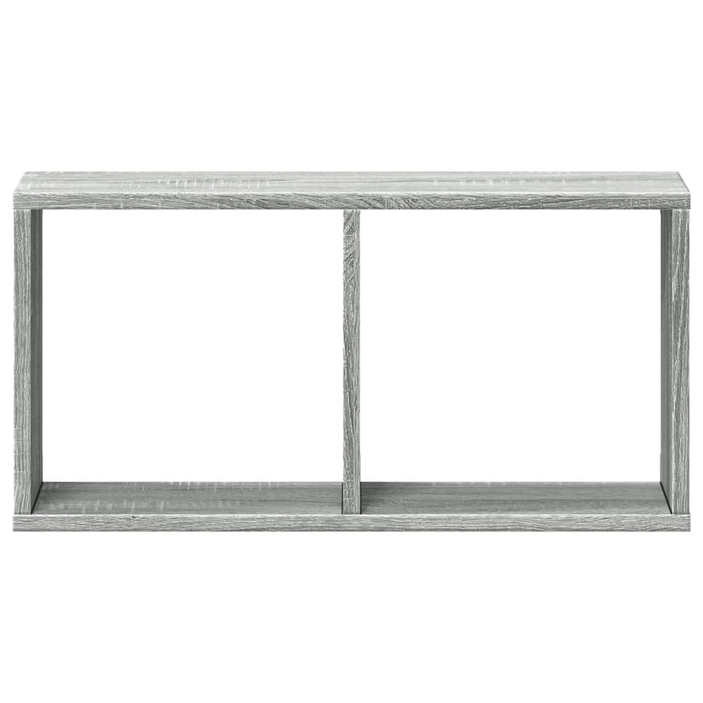 vidaXL Armoire murale 60x16x30 cm Gris Sonoma Bois d'ingénierie
