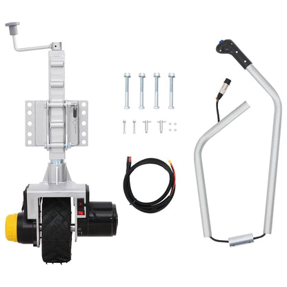 Stützrad für Anhänger 12 V 550 W Aluminium