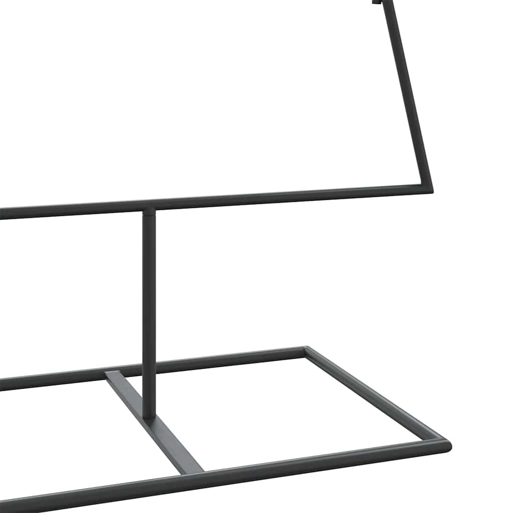 vidaXL Metall-Weihnachtsbaum für Dekorationen Schwarz 150 cm