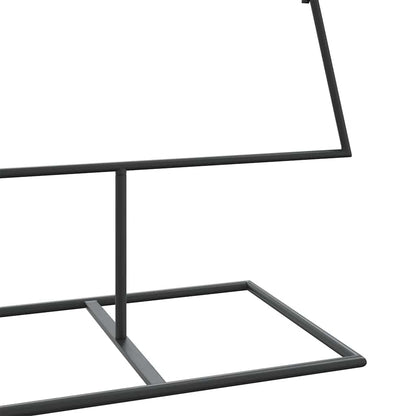 vidaXL Metall-Weihnachtsbaum für Dekorationen Schwarz 150 cm
