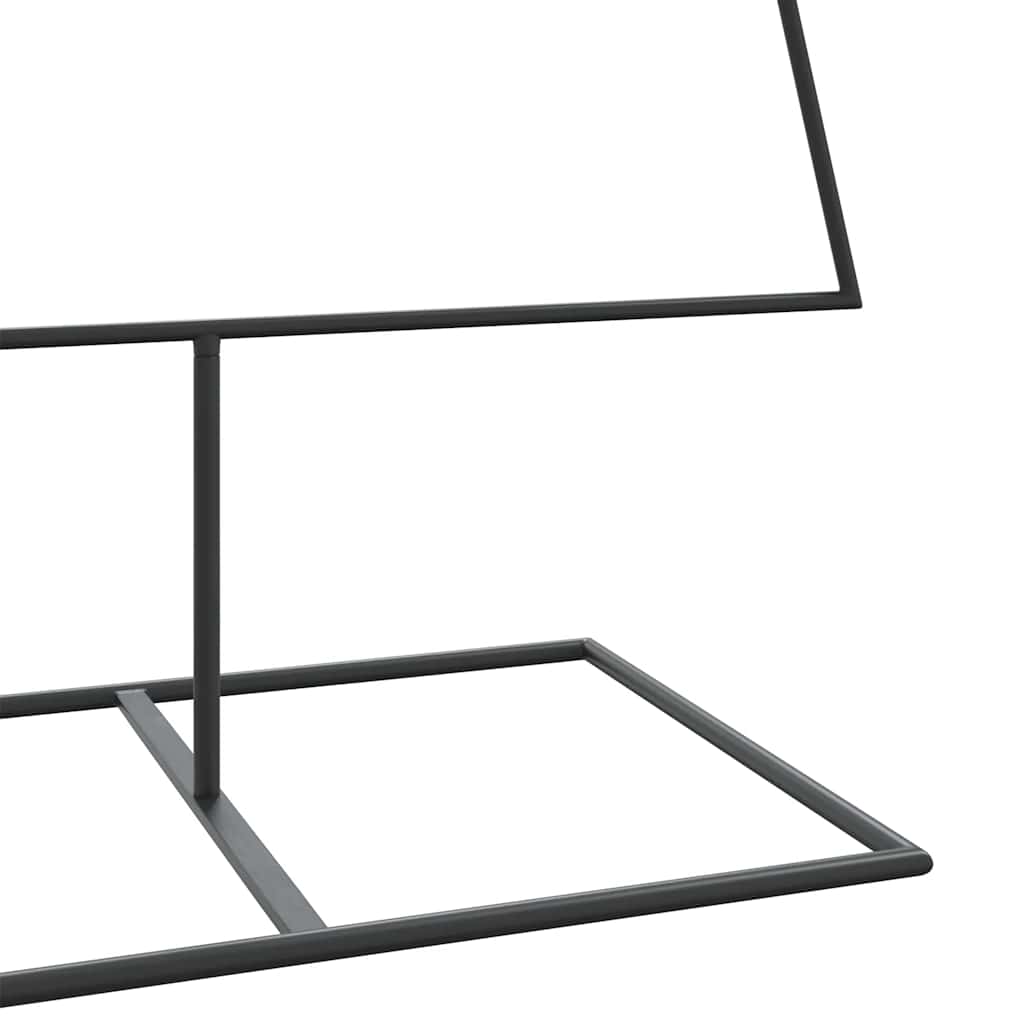 vidaXL Metall-Weihnachtsbaum für Dekorationen Schwarz 180 cm