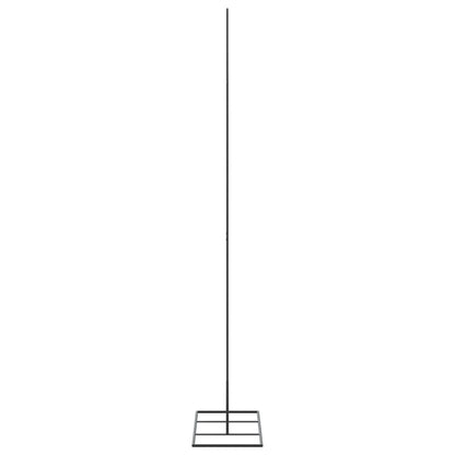 vidaXL Sapin de Noël métallique pour décorations Noir 150 cm