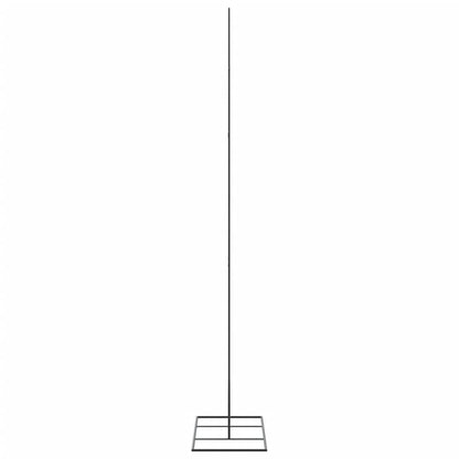 vidaXL Sapin de Noël métallique pour décorations Noir 180 cm