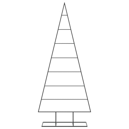 Metall-Weihnachtsbaum für Dekorationen Schwarz 150 cm