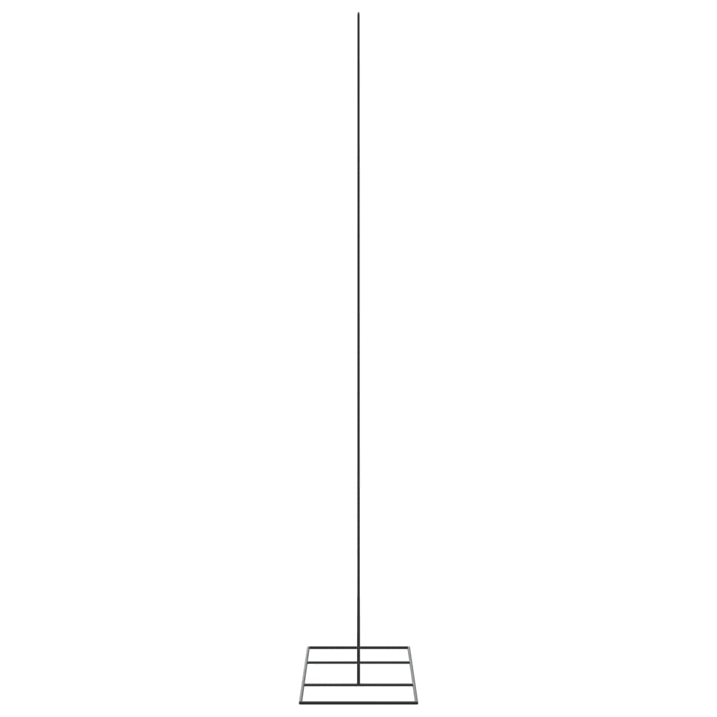 vidaXL Metall-Weihnachtsbaum für Dekorationen Schwarz 180 cm