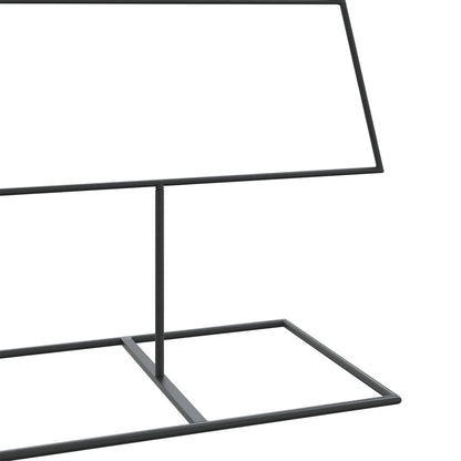 vidaXL Metall-Weihnachtsbaum für Dekorationen Schwarz 180 cm
